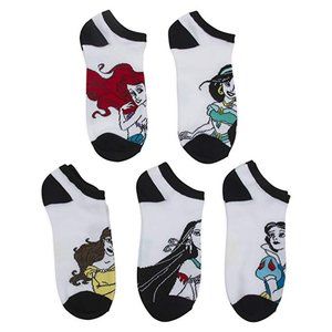 Disney Princess Women's No Show Socks Size 4-10